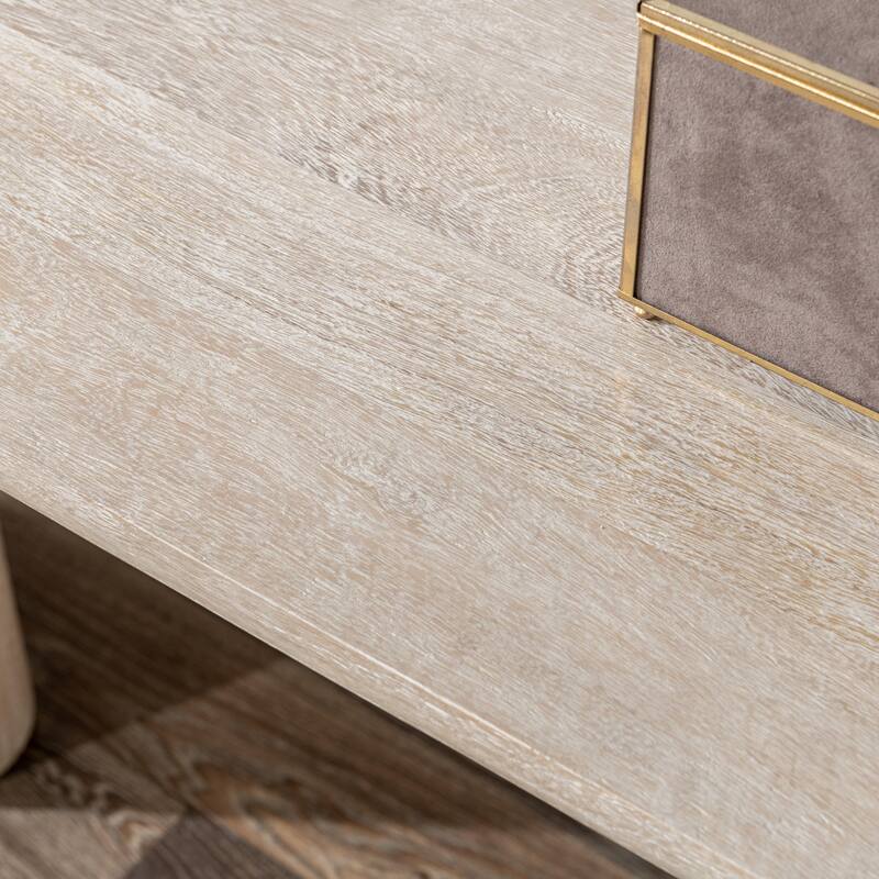 Beau Mango Wood Console Table by Kosas Home