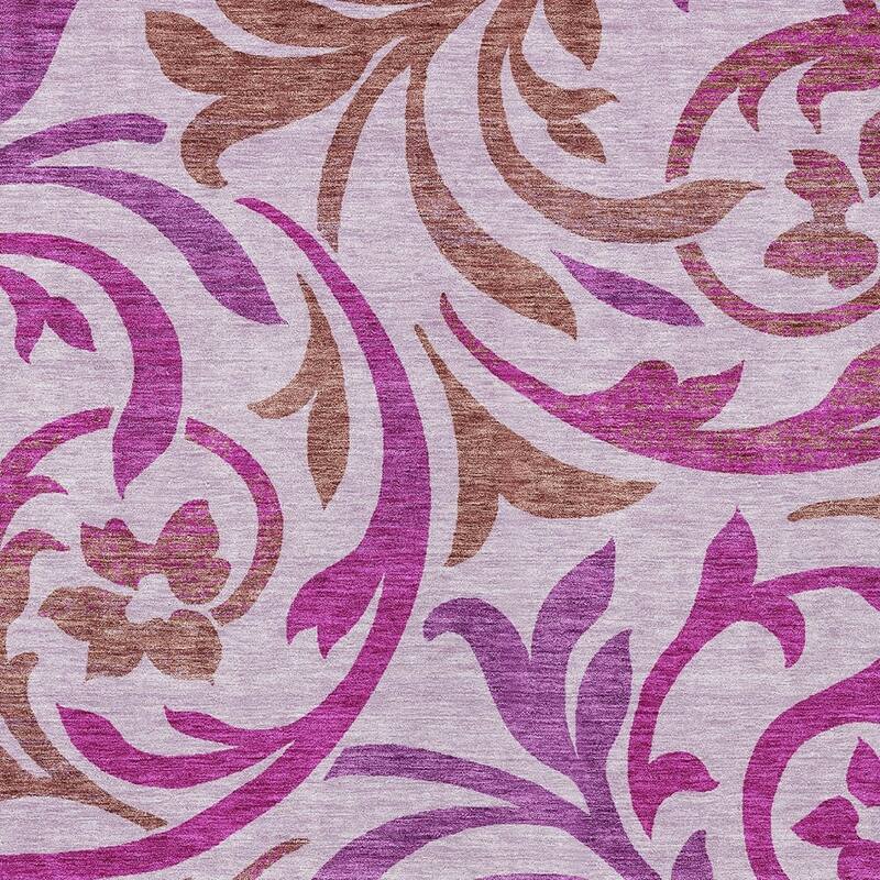 HomeRoots Floral Transitional Rectangle Outdoor Rug