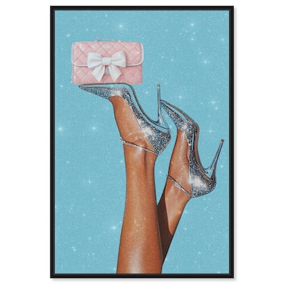 Clutch Purse on Display Canvas by Art Remedy