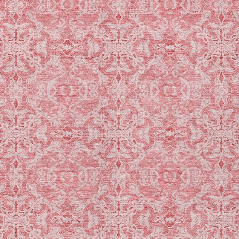 HomeRoots Medallion Transitional Rectangle Outdoor Rug