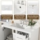 preview thumbnail 27 of 70, GDFStudio - Aurea 36" Bathroom Vanity with Ceramic Sink, Soft-Close Door & 3 Drawers