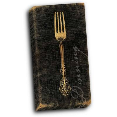 Dinning 12x24 Gallery Wrapped Stretched Canvas