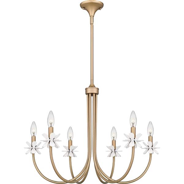slide 2 of 9, Remy 6-Light Bronze Gold Chandelier
