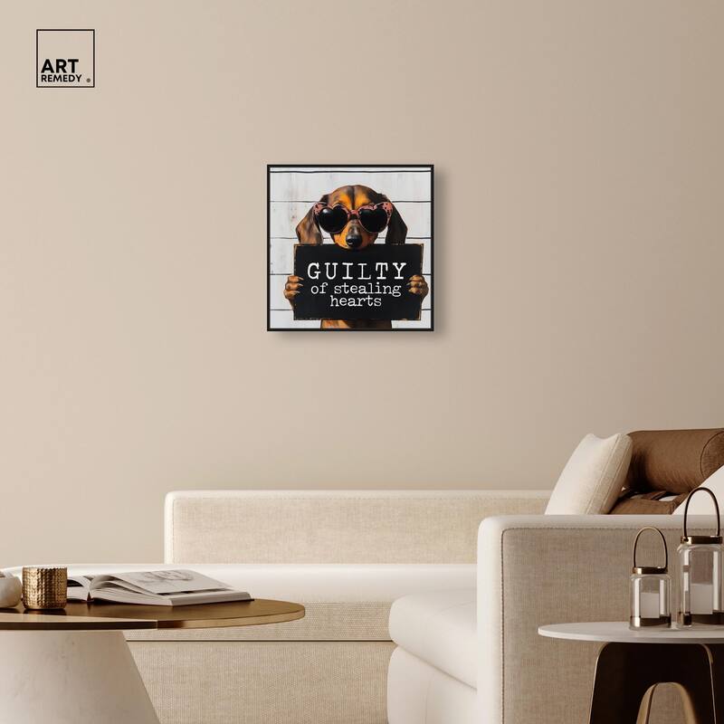 Guilty of Stealing Hearts Canvas by Art Remedy