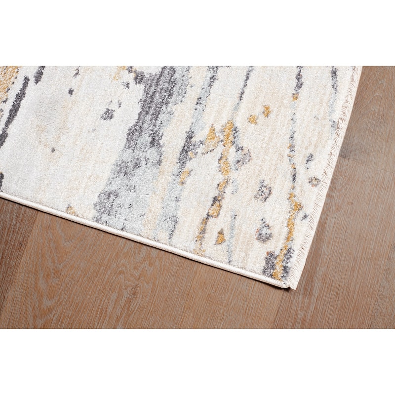 Terra by Obeetee Umbria Brushstrokes Multi Rug