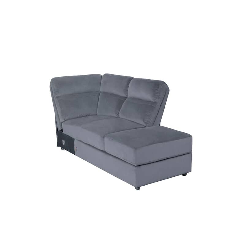 111.4''Recliner Storage Upholstery Sectional Sofa Couchs