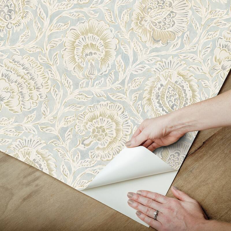 NuWallpaper Nabela Noor Home Aliviya Mint Peel and Stick Wallpaper