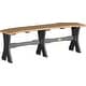 preview thumbnail 6 of 26, Poly Lumber Table Bench 52" - Cedar & Black