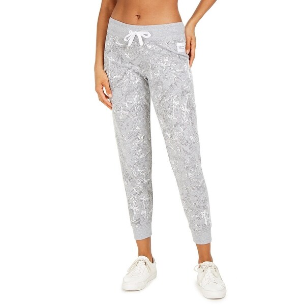womens grey calvin klein tracksuit