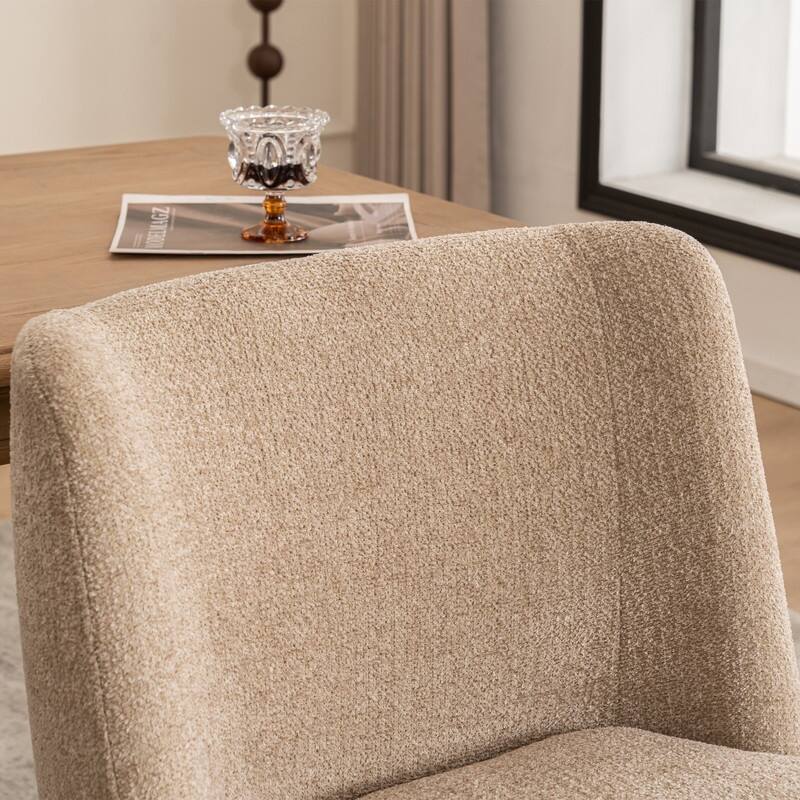 Modern Accent Chair Set of 4, Armless Chairs for Dining Room, Living Room, Bedroom