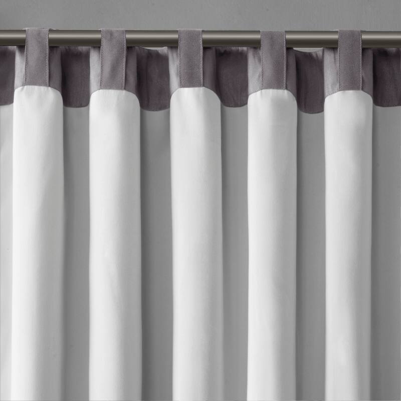 Madison Park Eliza Faux Silk Embroidered Window Valance - 50 x 18"