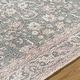 preview thumbnail 5 of 8, Livabliss Vinny Traditional Medallion Washable Area Rug