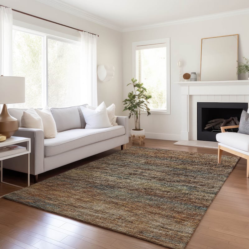 Premium Washable Super Soft Solid Ombre Mayfield Rug