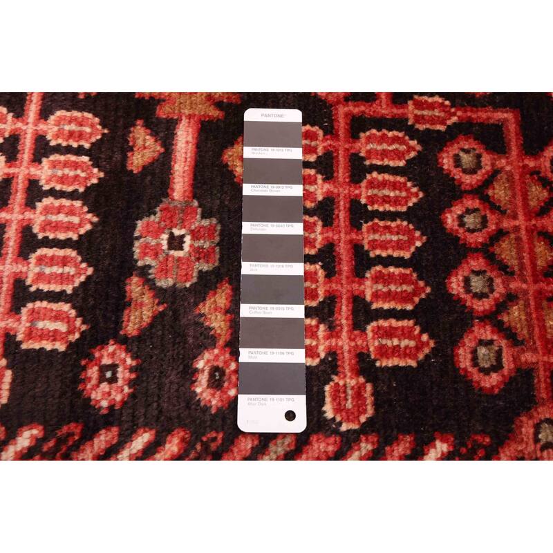 ECARPETGALLERY Hand-knotted Andelz Black Wool Rug - 4'2 x 6'5