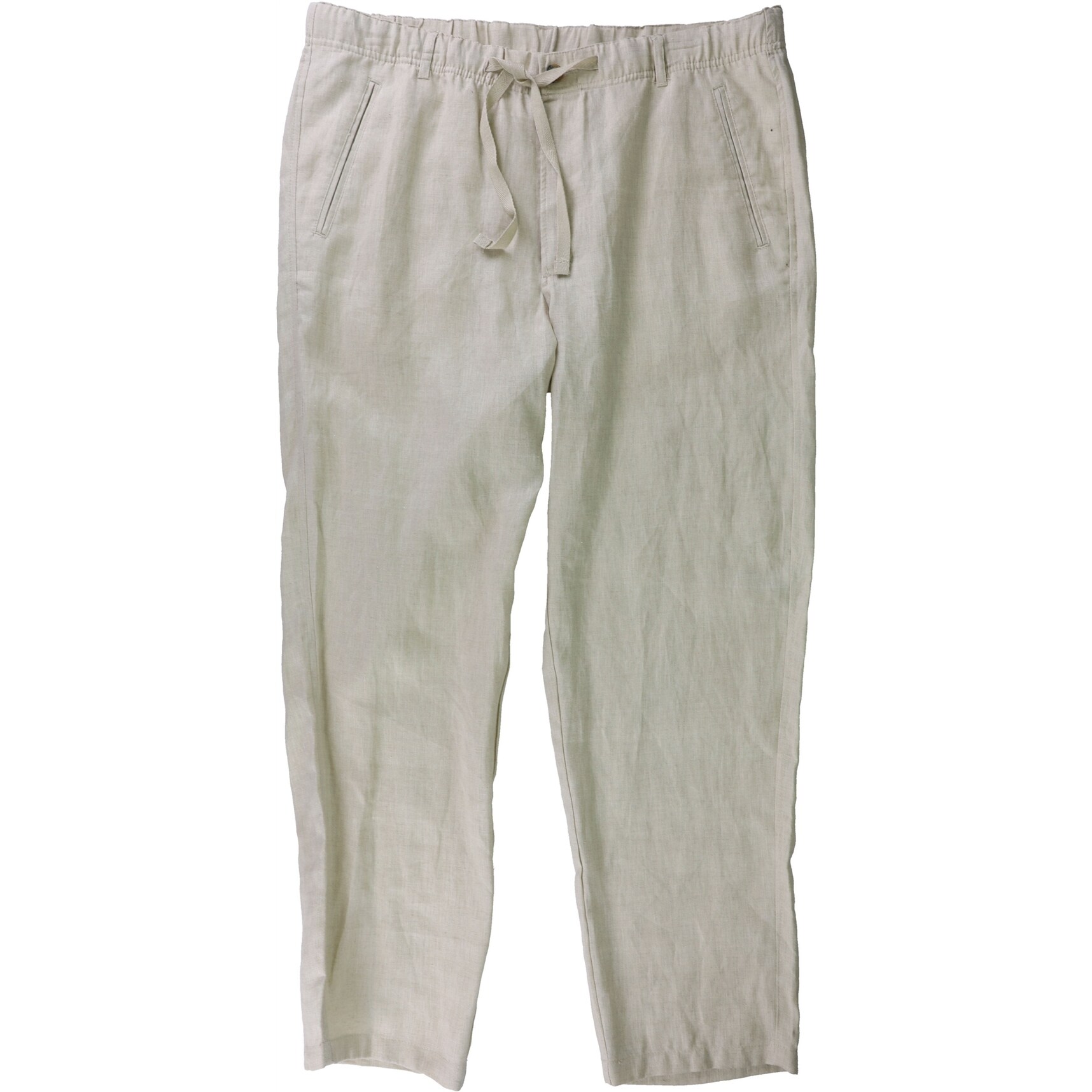 off white linen trousers mens