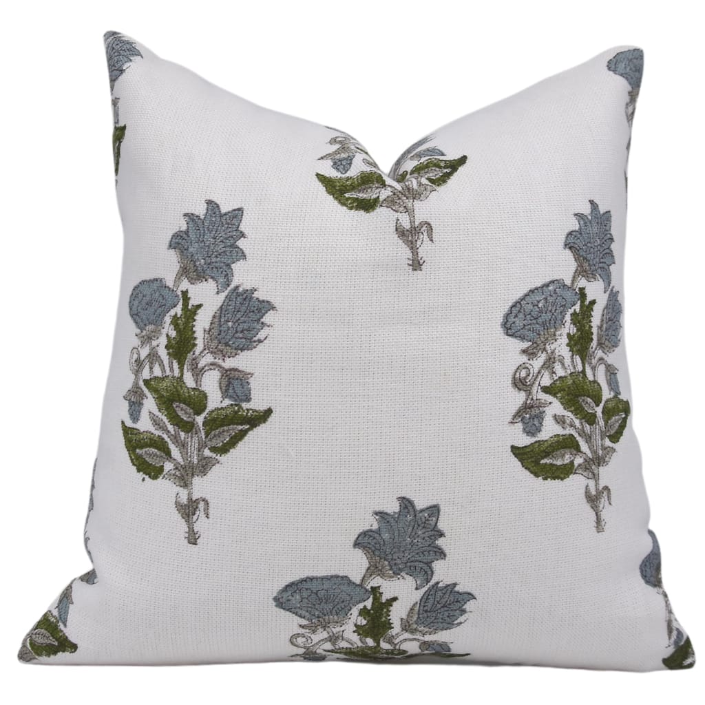 Fabdivine Linen Boho Block print pillow Cover