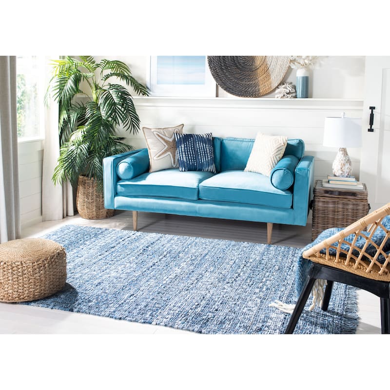 SAFAVIEH Handmade Montauk Heirloom Casual Geometric Cotton Rug