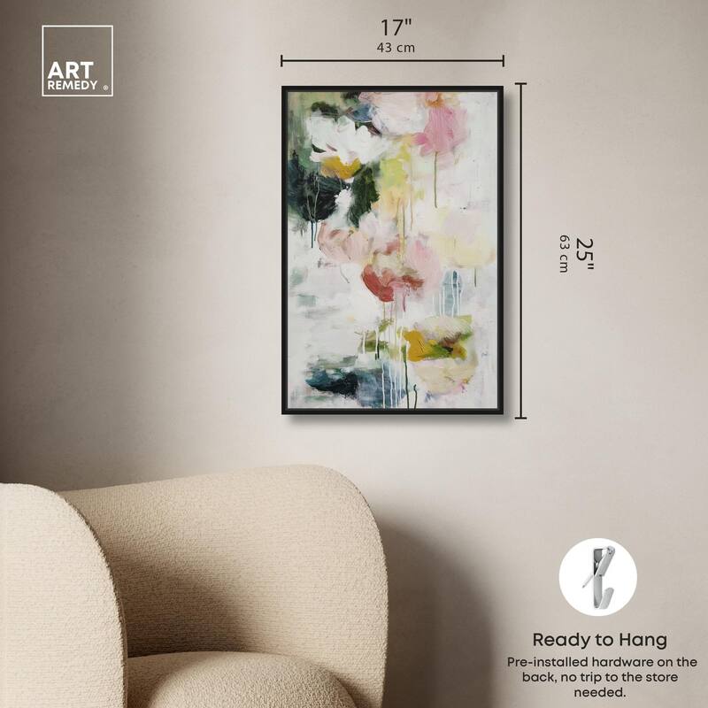 Dripping Colors III Canvas by Art Remedy