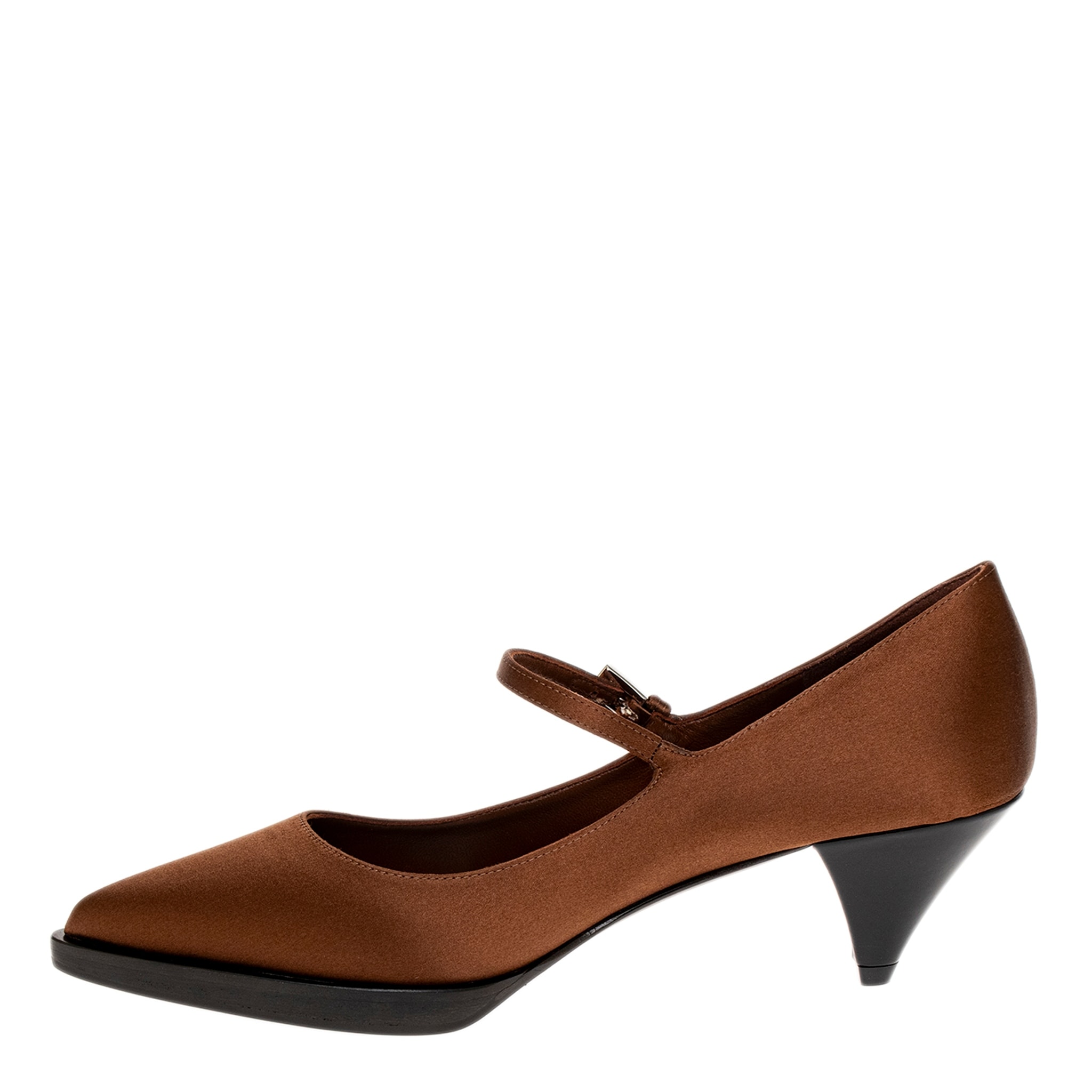 Prada Satin Mary Jane Pumps - Overstock - 43457408