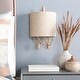 preview thumbnail 2 of 3, Livabliss Ashwood Traditional Beaded 2-light Wall Sconce - 11"H x 9"W x 4"D
