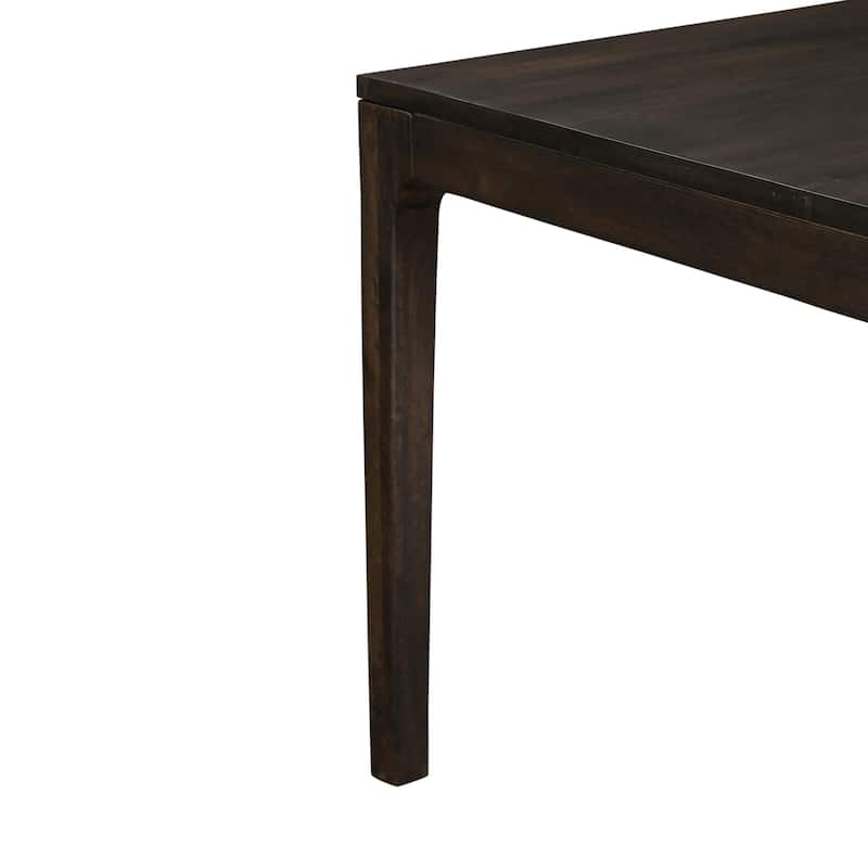 Sarah Contemporary Mango Wood Dining Table by Sevita - 84"L x 40"W x 30"H