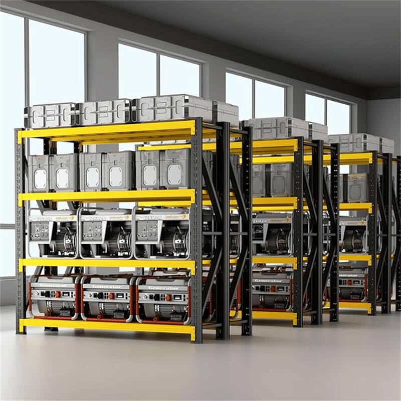 4-Tier 63"H Metal Garage Shelving