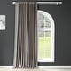 preview thumbnail 80 of 83, Exclusive Fabrics Extra Wide Room Darkening 84-inch Curtain (1 Panel) 100 X 84 - Neutral Grey