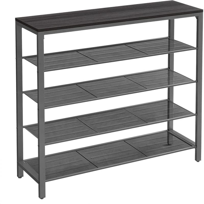 INDESTIC Shoe Rack - 36.4"D x 11.8"W x 39.4"H