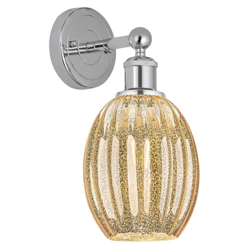 Innovations Lighting 616-1W-13-7 Preston Sconce Preston 13" Tall Wall - Polished Chrome / Mercury