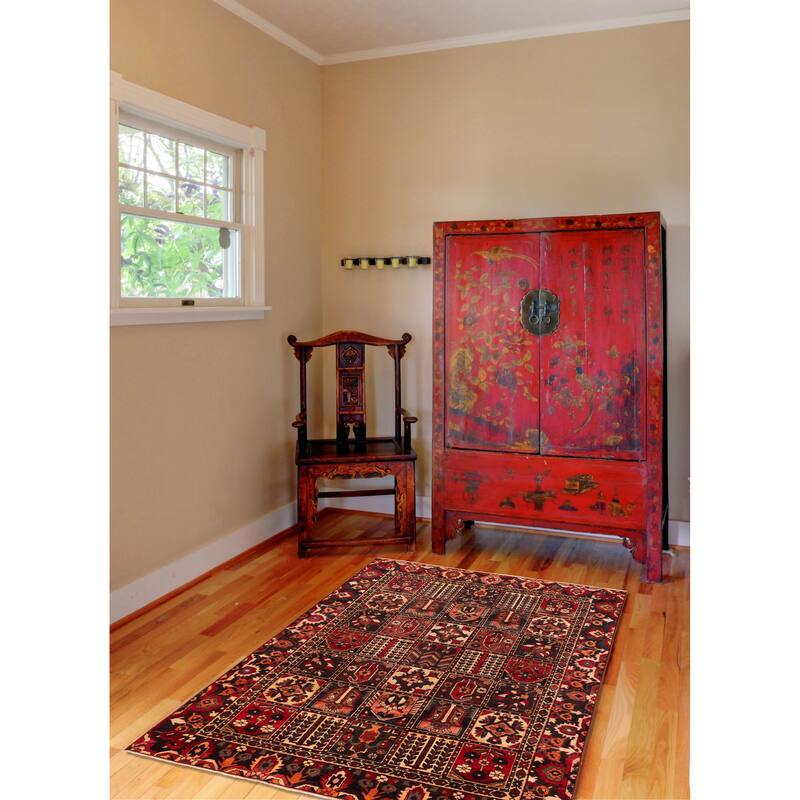 ECARPETGALLERY Hand-knotted Kayseri Vintage Red Wool Rug - 6'5 x 9'8