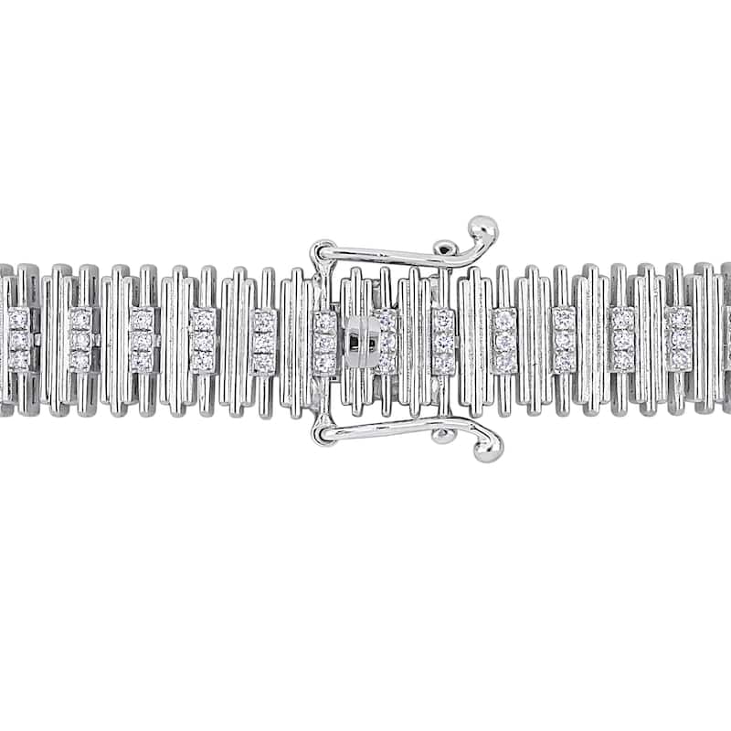 Miadora 4/5ct TDW Diamond Tennis Bracelet in 14k White Gold - 7 in