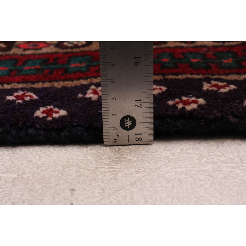 ECARPETGALLERY Hand-knotted Anadol Dark Red Wool Rug - 3'10 x 6'9