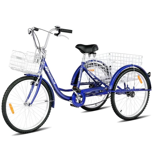 Shop Goplus 26 Single Speed 3 Wheel Bicycle Adult Tricycle Seat