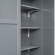 preview thumbnail 26 of 30, Full Size Bunk Bed with Wardrobe,Desk and Storage