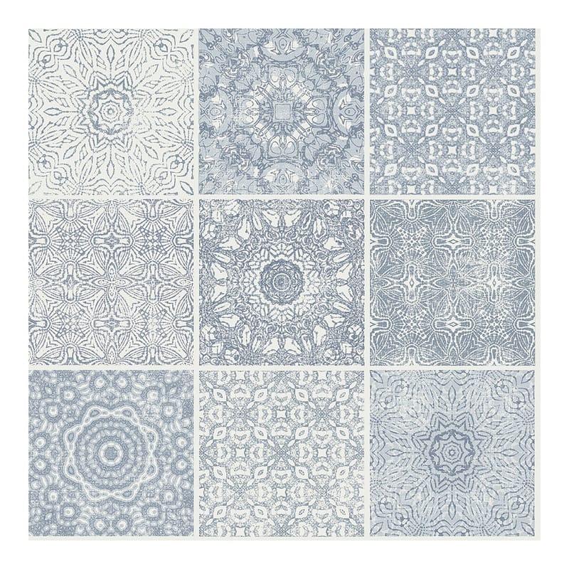 Midbec Tile Blue Mosaic Wallpaper - 20.5 x 396 x 0.025