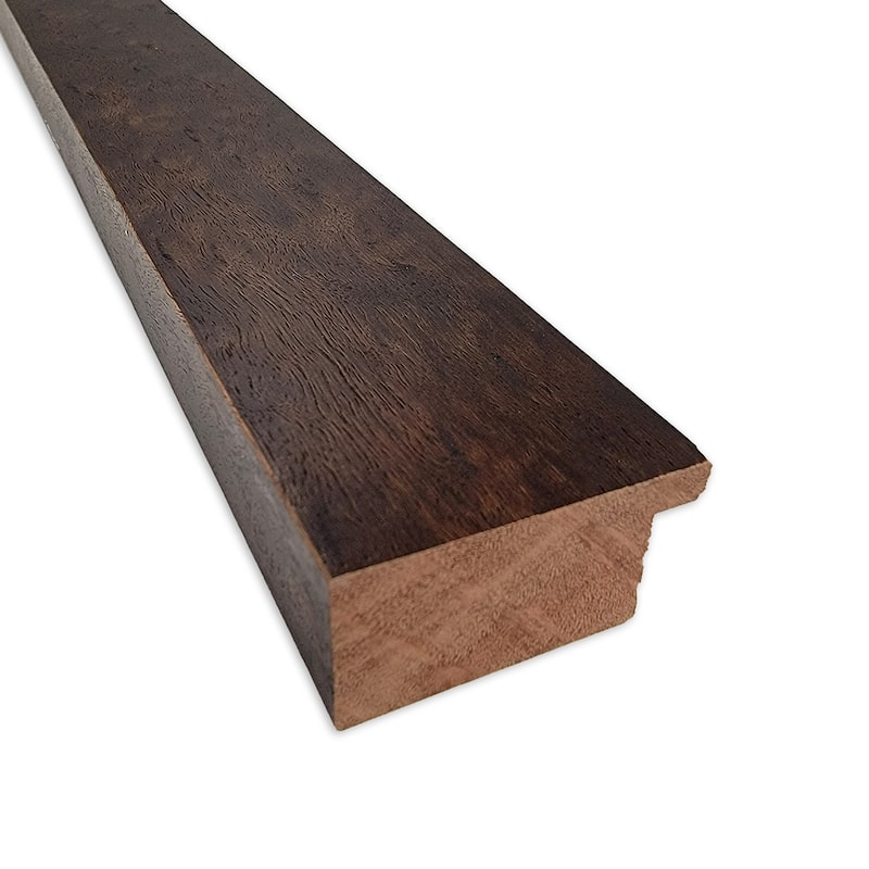 Warm Walnut Narrow Wood Framed Natural Corkboard Bulletin Board