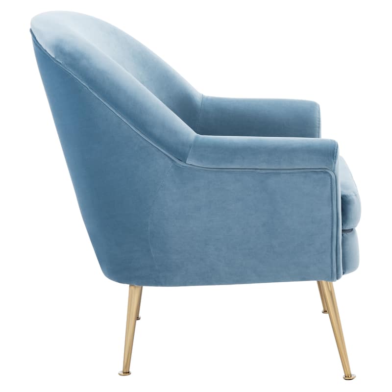 SAFAVIEH Edina Accent Chair - 29.5" W x 30.7" L x 32.9" H - 30Wx31Dx33H