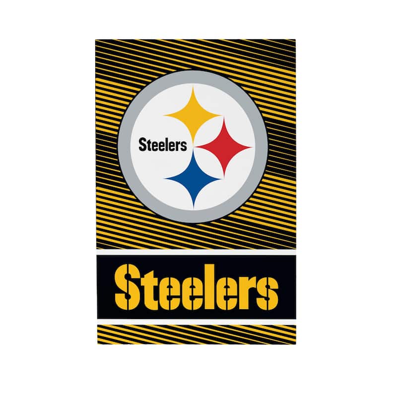 Pittsburgh Steelers Wooden Tabletop Mantel Shelf Sign