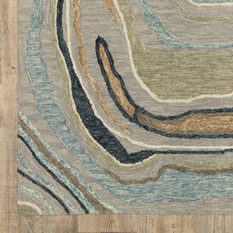 HomeRootsAbstract Modern Rectangle Area Rug
