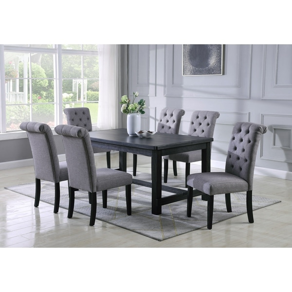 Table and six chairs for sale clearance