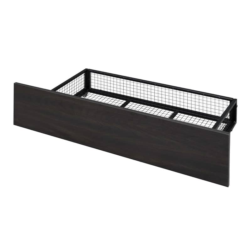 Full XL Over Queen Metal Bunk Bed with Ladder