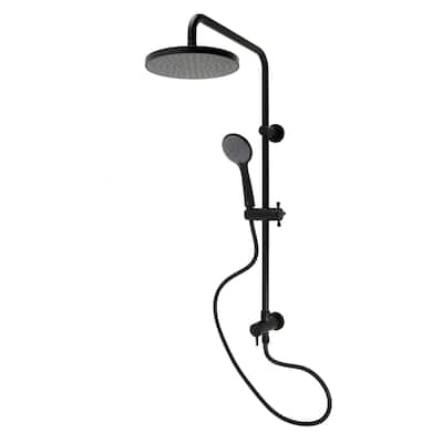 Kingston Brass Concord Wall Mount Rain Drop Shower System with Hand Shower
