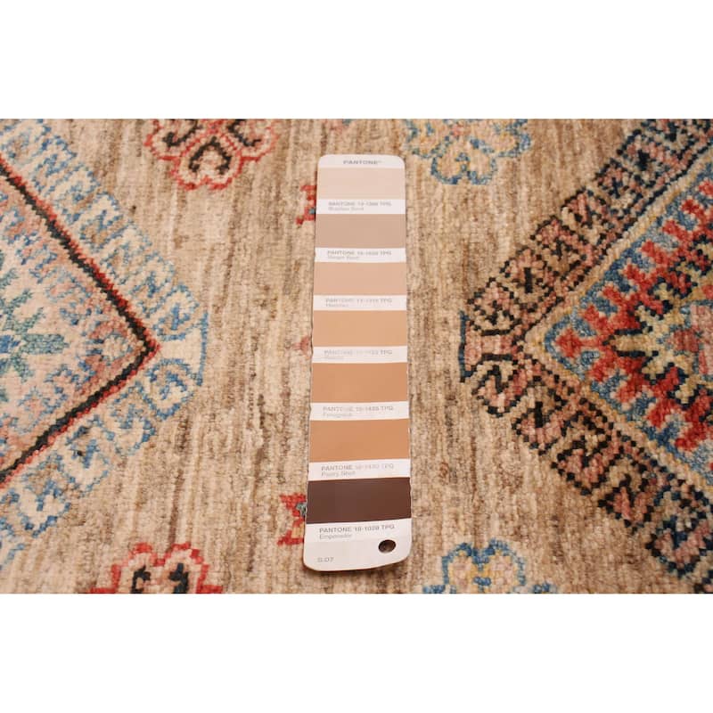 ECARPETGALLERY Hand-knotted Aryana Tan Wool Rug - 2'9 x 8'1