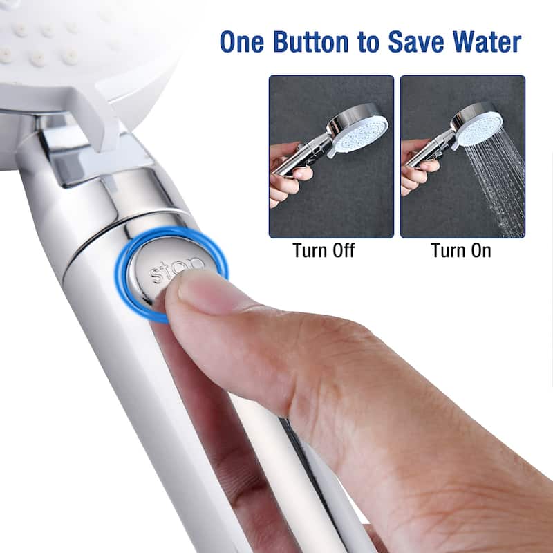 PROOX Dual Shower Head w/ High Pressure Shower Handheld Combo