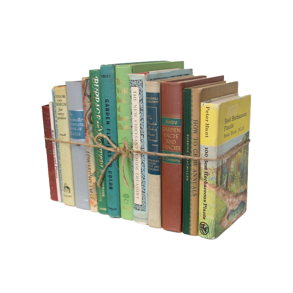 Books Decorative Accessories: Vintage Gardening SubjectPak