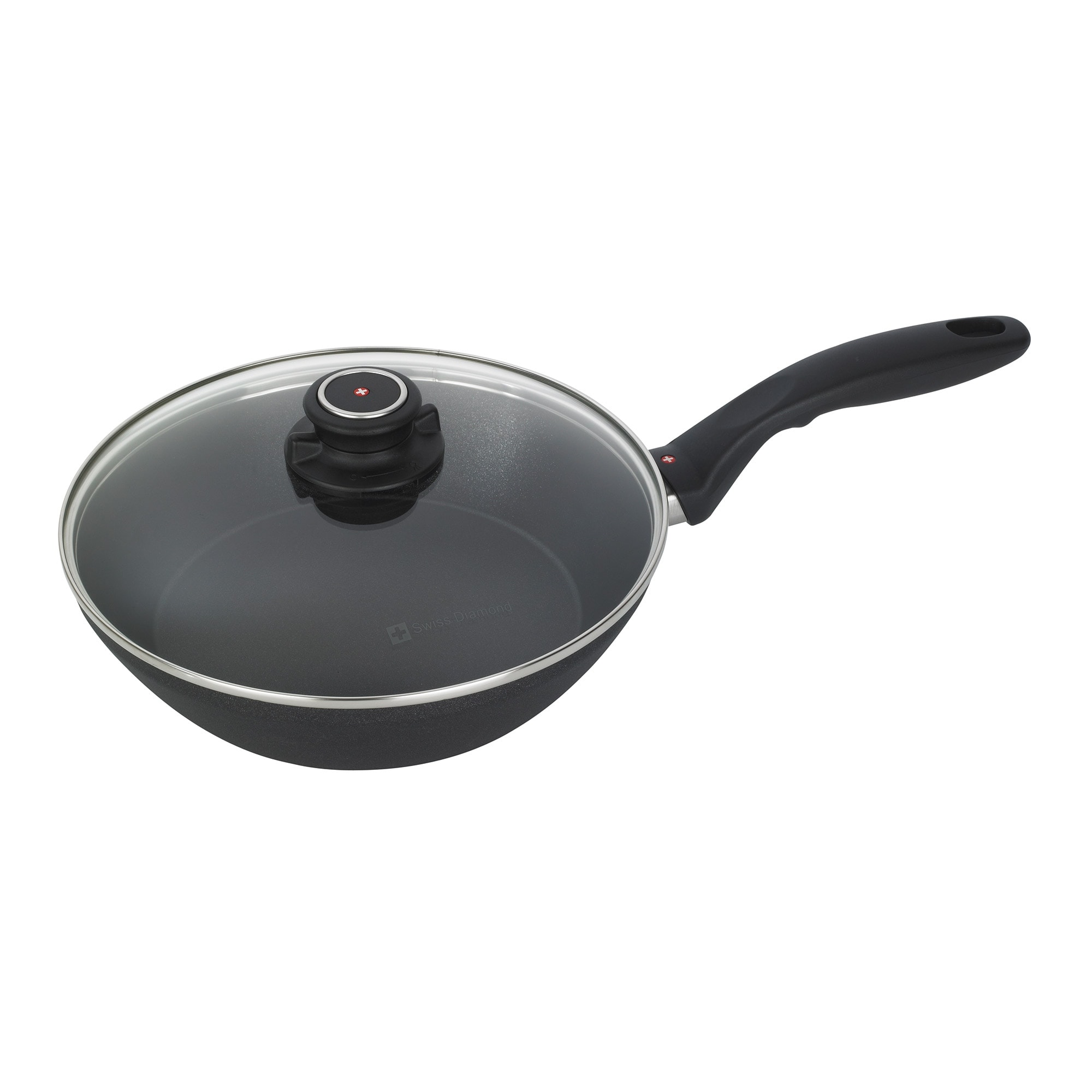 Swiss Diamond 24cm (9.5 Inch) XD Nonstick Induction Edge Stir Fry Pan