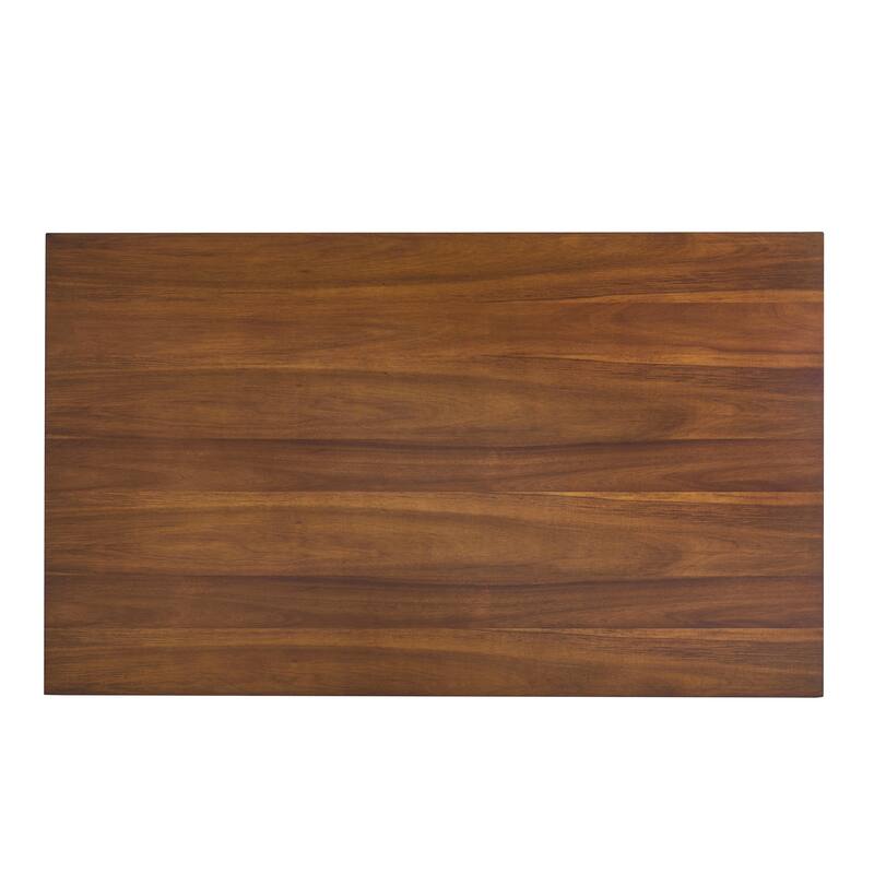 5-Piece Dining Table Set with Faux Leather Chairs and Metal Base, Feet with Anti-scratch and Anti-noise Pads