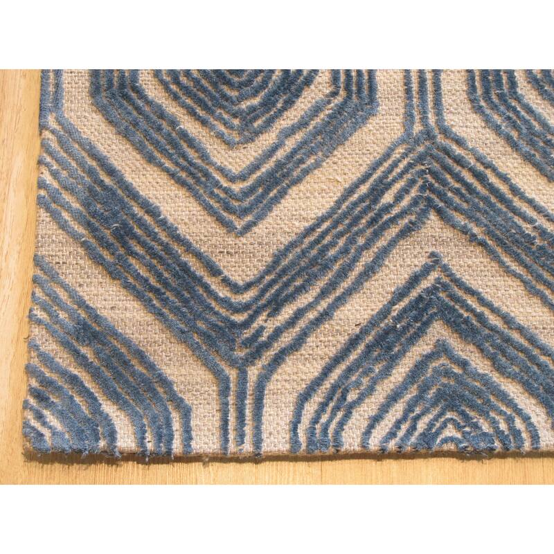 Ivory Modern Geometric Havana Area Rug
