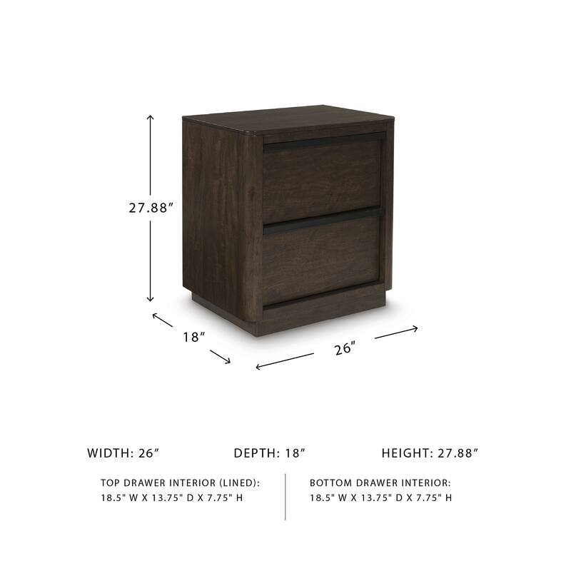 Signature Design by Ashley Kendamor Brown Nightstand