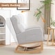 preview thumbnail 24 of 66, HOMYKA 27.3" Wide Rocking Chair for Nursery Room